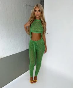 Sorelleuk Caisa Mesh Two Piece - Emerald