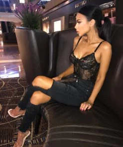 Sorelle New Arrivals Emily Lace Bodysuit - White