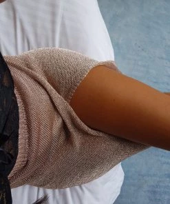 Sorelle Vienna Metallic Wrap Skirt - Rose Gold New Arrivals