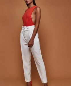 Sorelle Amalee Clear Stiletto Court Shoe - Orange (SALE) Shoes