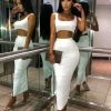 Sorelleuk Kimberley Ribbed Two Piece - White New Arrivals