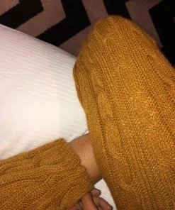 Sorelleuk Nadine Knit Loungewear - Dark Mustard Knitwear 5 Sorelleuk Nadine Knit Loungewear - Dark Mustard Knitwear