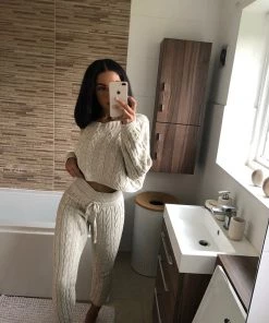 Sorelle Nadine Knit Loungewear - Stone