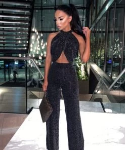 Sorelle New Arrivals Amber Sparkle Trouser Two Piece