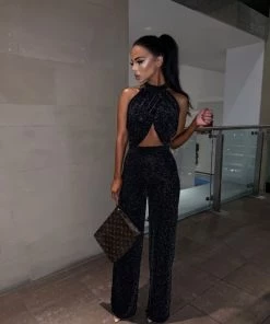 Sorelle New Arrivals Amber Sparkle Trouser Two Piece