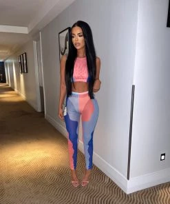 Sorelleuk Callie Mesh Two Piece - Blue