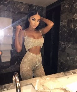 Sorelle New Arrivals Kylie Metallic Two Piece - Gold (PRE ORDER)