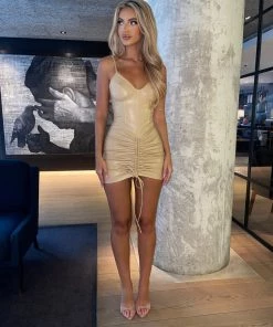 Sorelleuk New Arrivals Tianna Dress - Nude