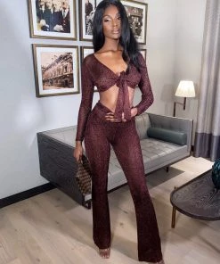 Sorelle New Arrivals Macey Metallic Two Piece - Bronze (SALE)