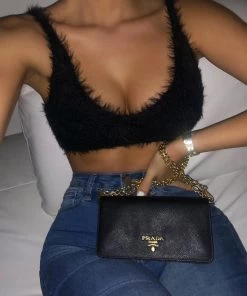 Sorelleuk Lennon Fluffy Two Piece - Black New Arrivals