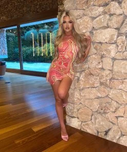 Sorelleuk Madison Halterneck Dress - Pink New Arrivals