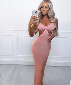 Sorelleuk Nadina Midaxi Dress - Pink New Arrivals