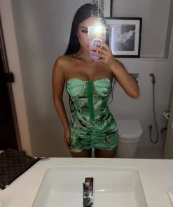 Sorelleuk New Arrivals Kenzie Two Piece - Emerald