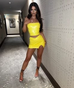 Sorelleuk Clothing Danni Two Piece - Yellow