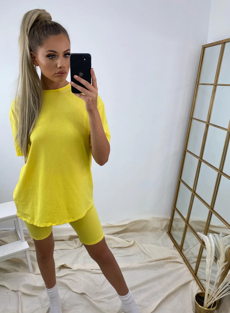 Sorelleuk Jasmin Basic Co-Ord - Yellow (SALE) 2 Sorelleuk Jasmin Basic Co-Ord - Yellow (SALE)