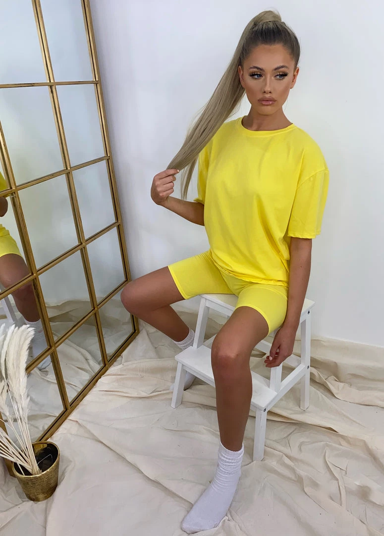Sorelleuk Jasmin Basic Co-Ord - Yellow (SALE) 3 Sorelleuk Jasmin Basic Co-Ord - Yellow (SALE)