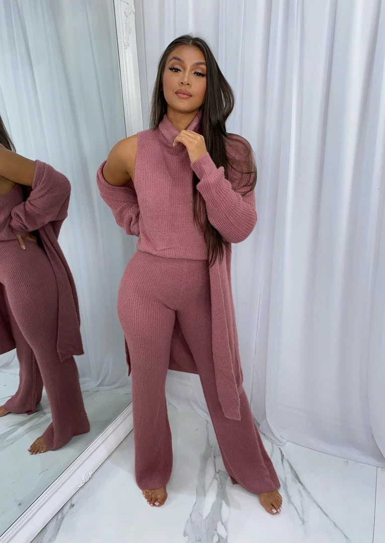 Sorelleuk New Arrivals Kika Soft Touch 3 Piece Set - Pink 1 Sorelleuk New Arrivals Kika Soft Touch 3 Piece Set - Pink