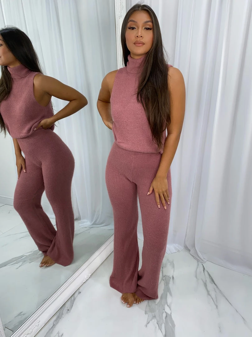 Sorelleuk New Arrivals Kika Soft Touch 3 Piece Set - Pink 3 Sorelleuk New Arrivals Kika Soft Touch 3 Piece Set - Pink