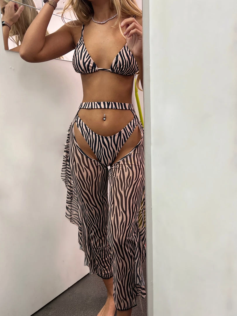 Sorelleuk Aspen 3 Piece Bikini - Nude New Arrivals 3 Sorelleuk Aspen 3 Piece Bikini - Nude New Arrivals