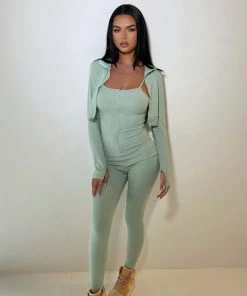 Sorelleuk New Arrivals Samantha Two Piece - Sage (SALE)