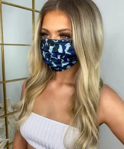 Sorelleuk Reusable Face Mask - Blue Camo New Arrivals