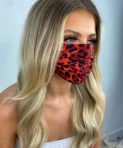 Sorelleuk Reusable Face Mask - Red New Arrivals
