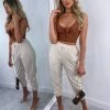 Sorelleuk Mara Tie Crop Top - Mocha