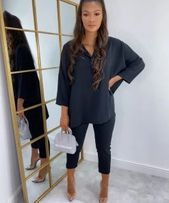 Sorelleuk New Arrivals Dubai Two Piece - Black 7 Sorelleuk New Arrivals Dubai Two Piece - Black