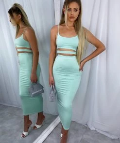 Sorelleuk New Arrivals Ava Two Piece - Mint