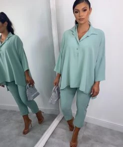 Sorelleuk Dubai Two Piece - Sage New Arrivals