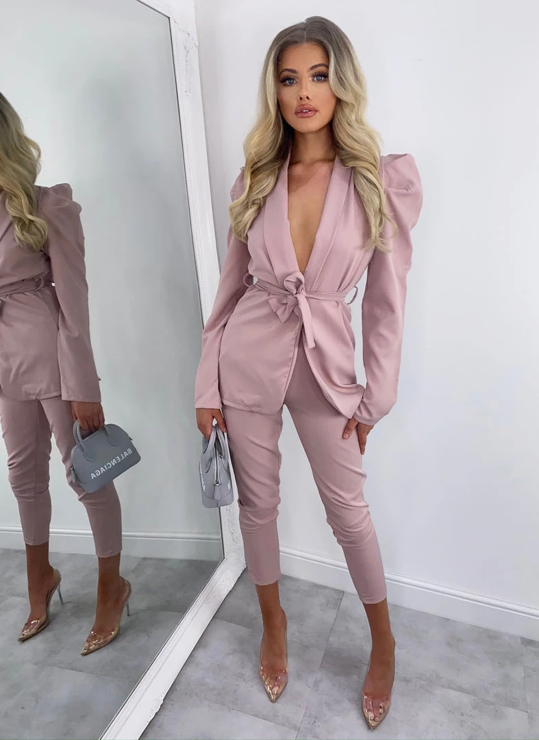 Sorelleuk Ruben Suit Co-ord - Blush 1 Sorelleuk Ruben Suit Co-ord - Blush