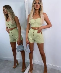 Sorelleuk Zara Two Piece - Sage New Arrivals