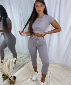 Sorelleuk Miami Loungewear Set - Grey