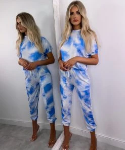 Sorelleuk Sadie Tie Dye Two Piece - Dark Blue (SALE)