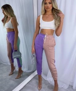 Sorelleuk Milan Colour Block Joggers - PPM (SALE)