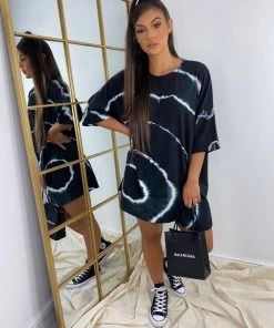 Sorelleuk Coco Tie Dye T-Shirt - Black 5 Sorelleuk Coco Tie Dye T-Shirt - Black