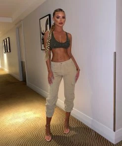 Sorelleuk Maya Corduroy Cargos - Beige