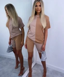 Sorelleuk New Arrivals Prinny 50/50 Two Piece - Nude