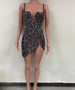 Sorelleuk Aria Sequin Dress - Black 7 Sorelleuk Aria Sequin Dress - Black