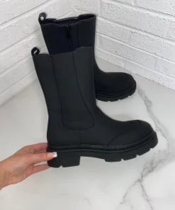 Sorelleuk Shay Matte Boots - Black New Arrivals