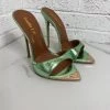 Sorelleuk Sorelle Naked Luxe Heels - Emerald