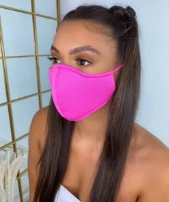 Sorelleuk Secure Fit Face Mask - Pink New Arrivals