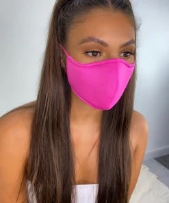 Sorelleuk Secure Fit Face Mask - Pink New Arrivals