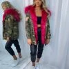 Sorelle New Arrivals LUXURY FAUX FUR COAT - Pink (SALE)