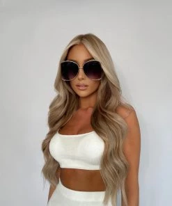 Sorelleuk Oversized Sunglasses - Black Ombre