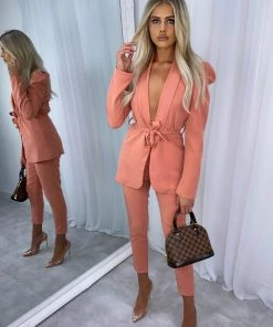 Sorelleuk Ruben Suit Co-ord - Peach New Arrivals