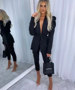 Sorelleuk Ruben Suit Co-ord - Black 4 Sorelleuk Ruben Suit Co-ord - Black