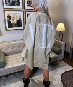 Sorelleuk LOVE Shirt Dress - Nude