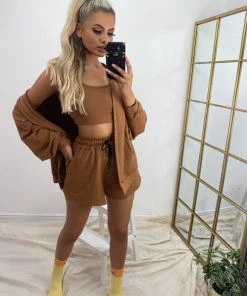 Sorelleuk Rocco Lounge Three Piece - Mocha (SALE)