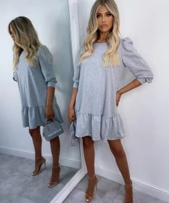 Sorelleuk Gracie Smock Dress - Grey(SALE)